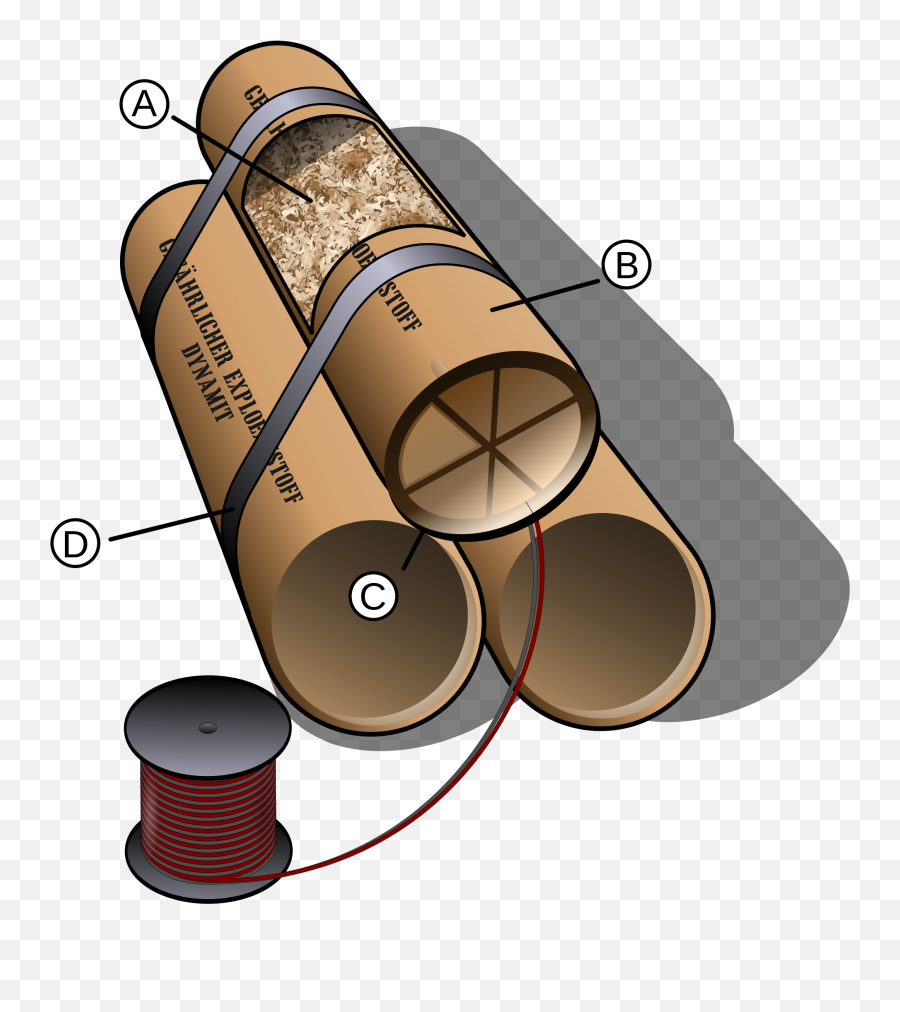 Dynamite Transparent Png Clipart Free - Diagram Alfred Nobel Invented Dynamite Emoji,Vase Bomb Emoji