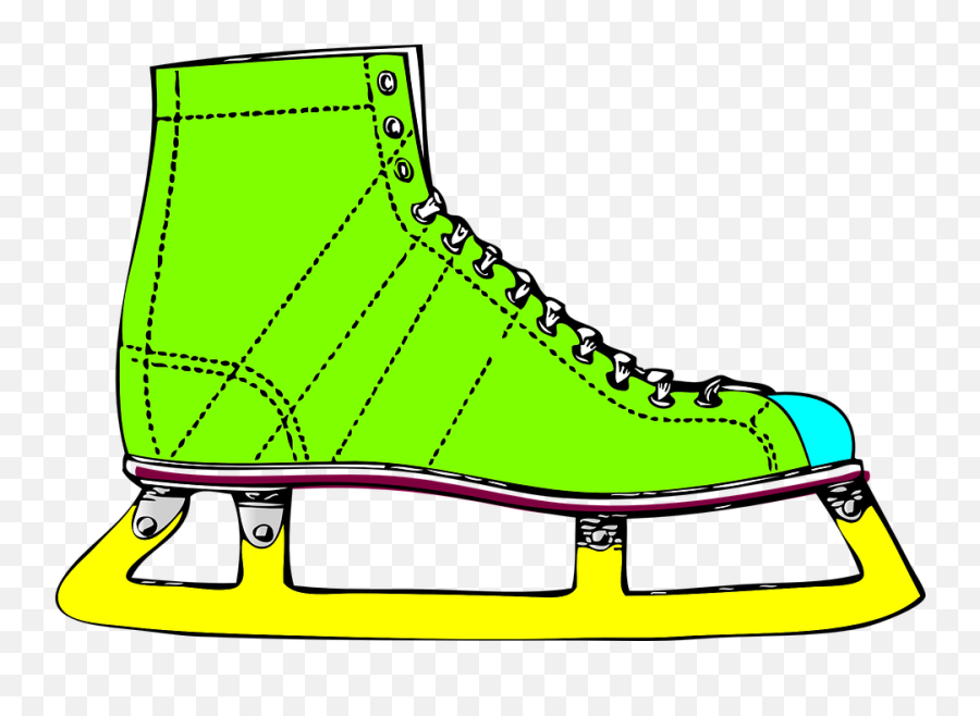 Ice Skating Skates - Ice Skate Clip Art Emoji,Roller Skate Emoji