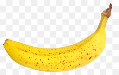 Clipart Transparent - Banana Spotty Emoji