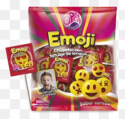 Chupetin Open Candy Tatuaje Emoji 80u 5g - Chupetin Open Candy,Candy Emoji