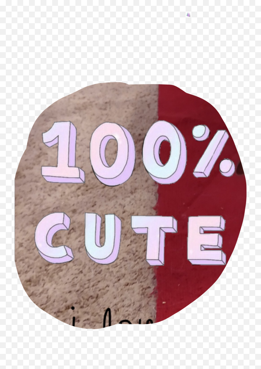 Largest Collection Of Free - Toedit 100percent Stickers Dot Emoji,100 Percent Emoji