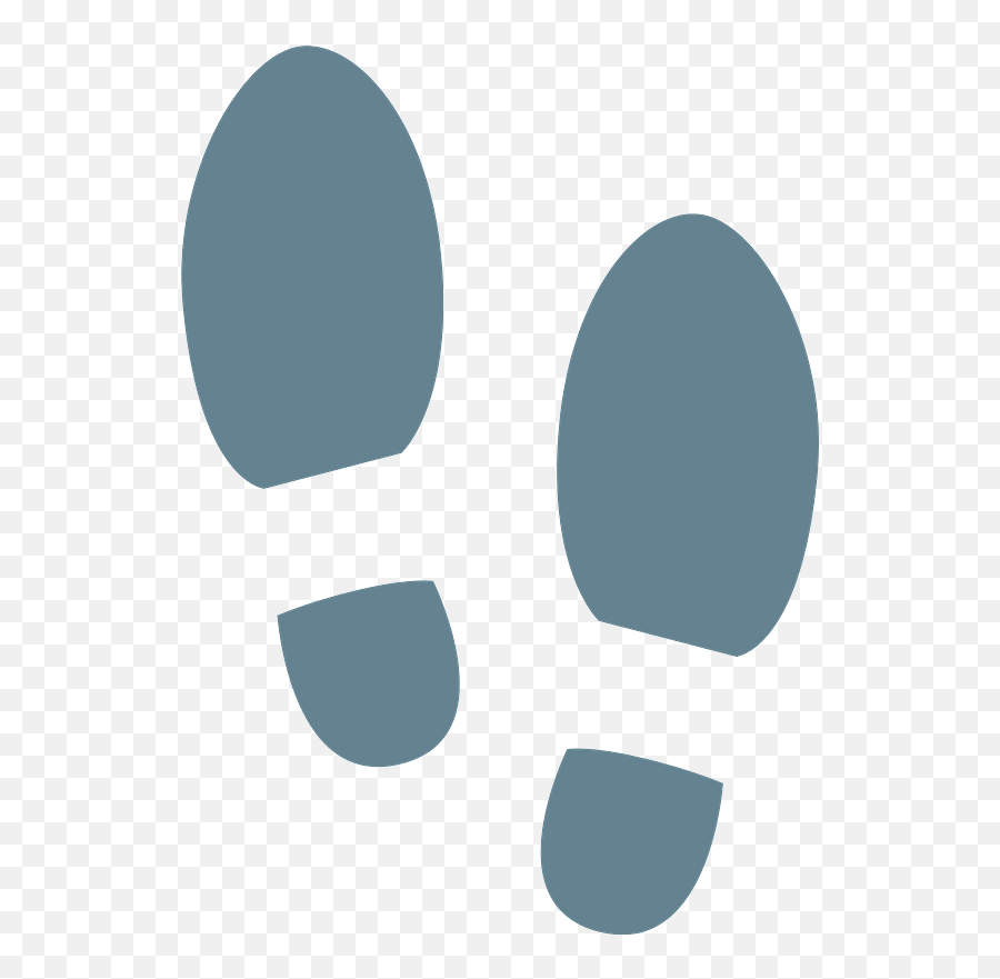 Footsteps Clipart - Dot Emoji,Footprint Emoji