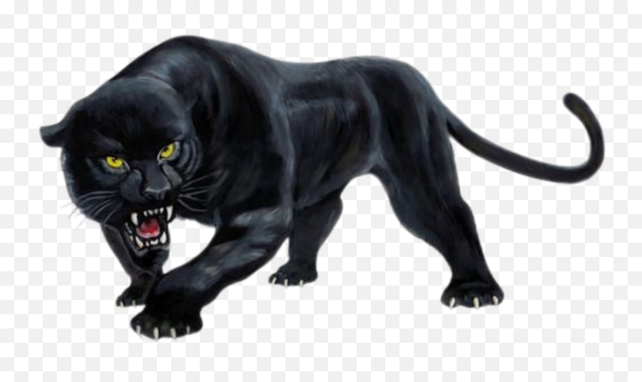 Pantera Negra Furiosa Sticker By Chuxa1664 - Black Panther Animal Body Emoji,Panther Emoji