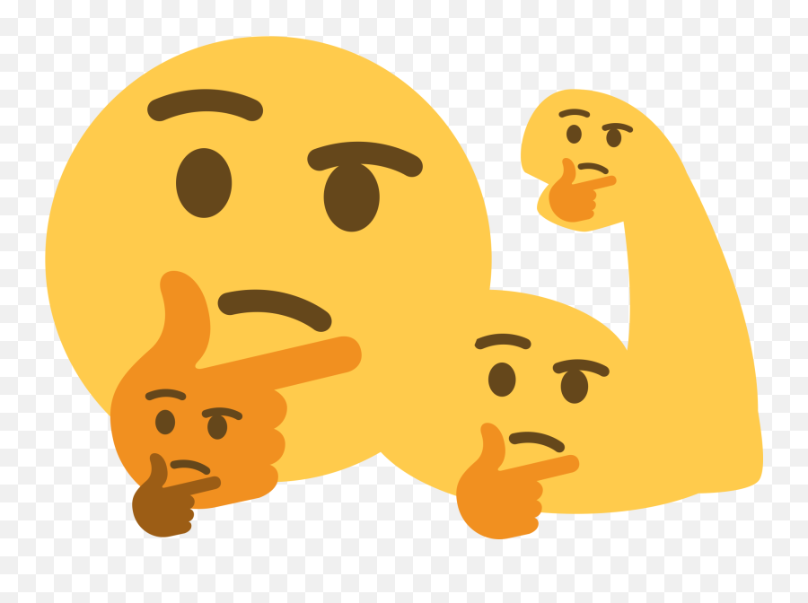 Reddit Crawler Thinking - Happy Emoji,The Thinker Emoji
