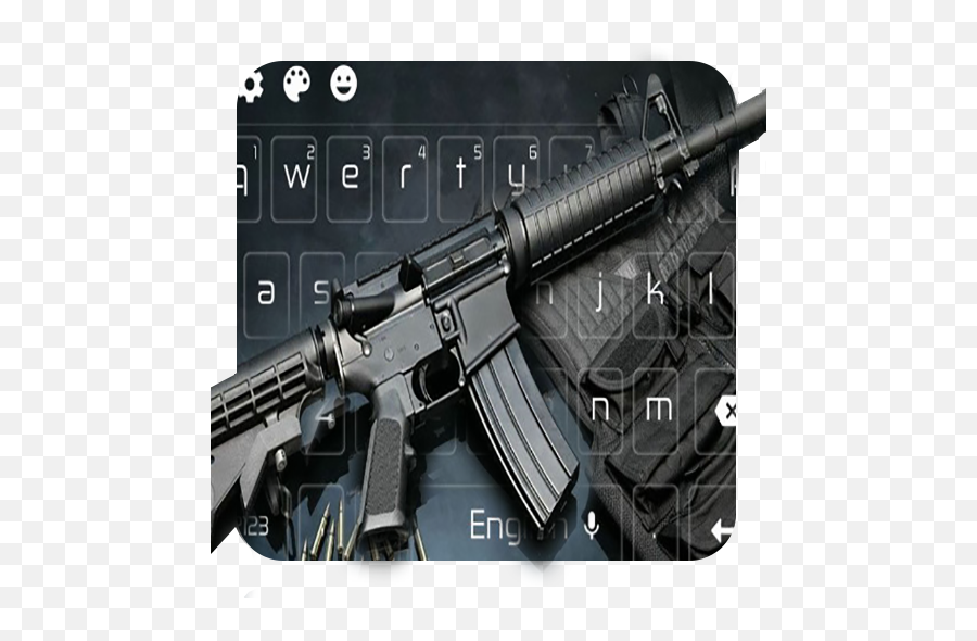 Submachine Gun Keyboard Themes - Firearm Emoji,Machine Gun Emoji