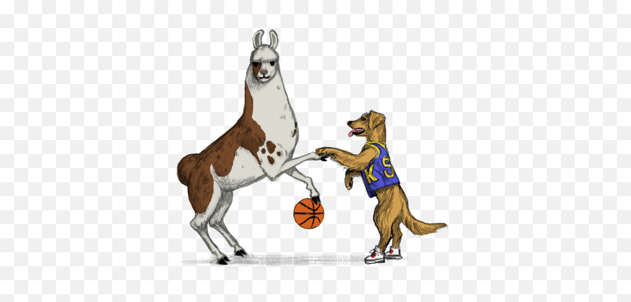 Animated Llama Stickers - For Basketball Emoji,Llama Emojis