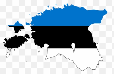 Estonia Stub - Map And Flag Emoji