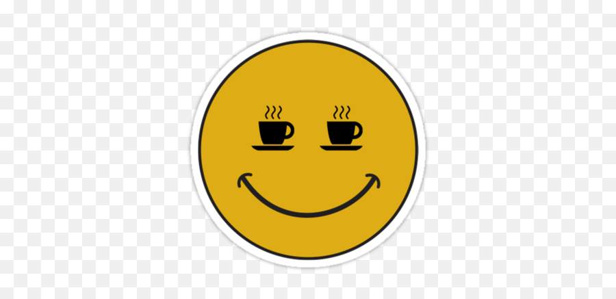 Coffee Smiley - Smiley Emoji,Emoticon Stickers