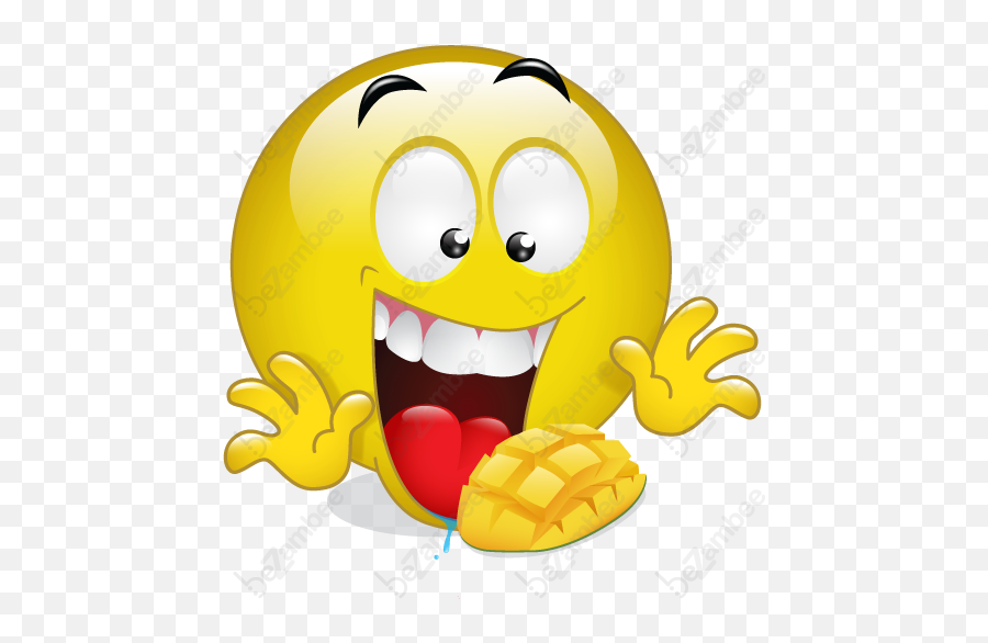 Emoticon Smile Clipart - Smiley Emoji,Eating Emoticon