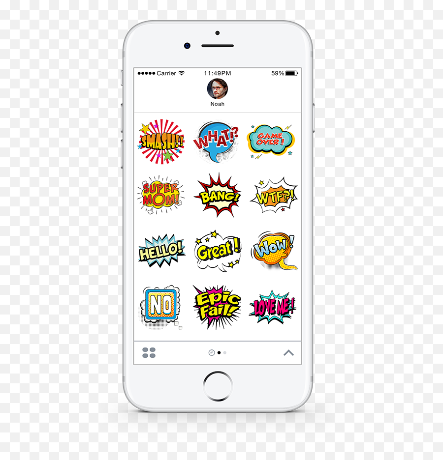 Imessage Developed By Digi Tech Lab - Smartphone Emoji,Comic Emoji
