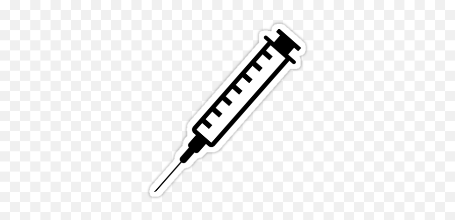 Vector Syringe Red Medical Symbol - Nursing Syringe Emoji,Vaccine Emoji