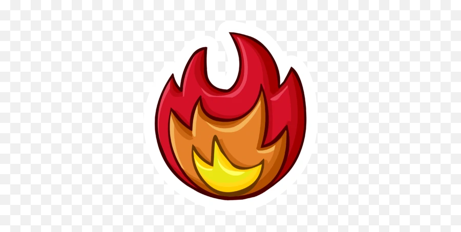 Fire - Club Penguin Pins Emoji,Fire Emojis
