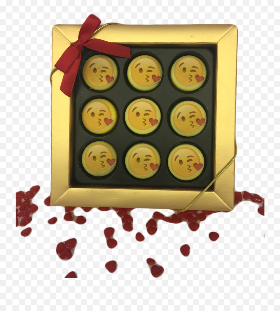 Kiss Emoji Mini Chocolate Covered Oreos Gift Box - Throw Pillow,Kisses Emoji