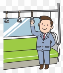 Man In Metro - Subway Clipart Emoji