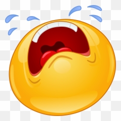 Sad Crying Emoji Emojiface Emojis - Emoji Iphone Png,Sad Crying Emoji ...