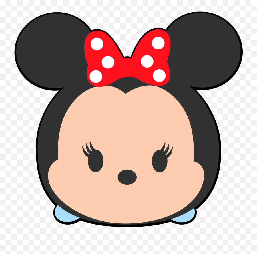 Disney Tsum Tsum Clipart Minnie Mouse - Tsum Tsum Mickey Minnie Emoji,Minnie Emoji