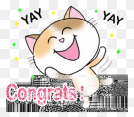 Lucky Cat 1 Stickers For Whatsapp - Yawns Emoji