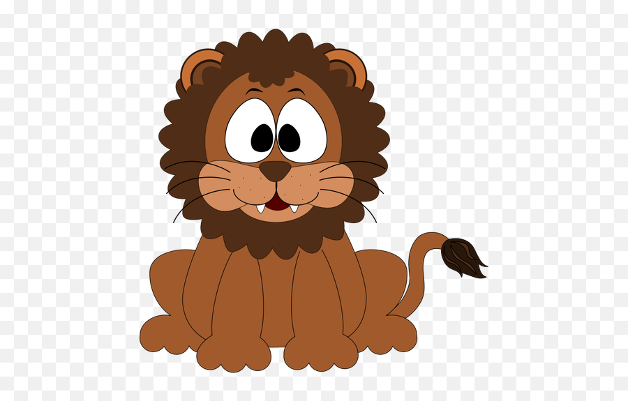 Goofy Lion - Brown Lion Clipart Emoji,Funny Thanksgiving Emoji