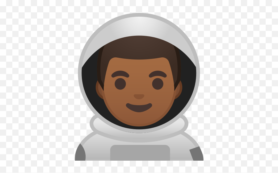 Man Astronaut Medium Dark Skin - Astronaut Emoji,Dark Skin Emoji