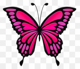 Transparent Background Pink Butterfly Emoji,Butterfly Emoji