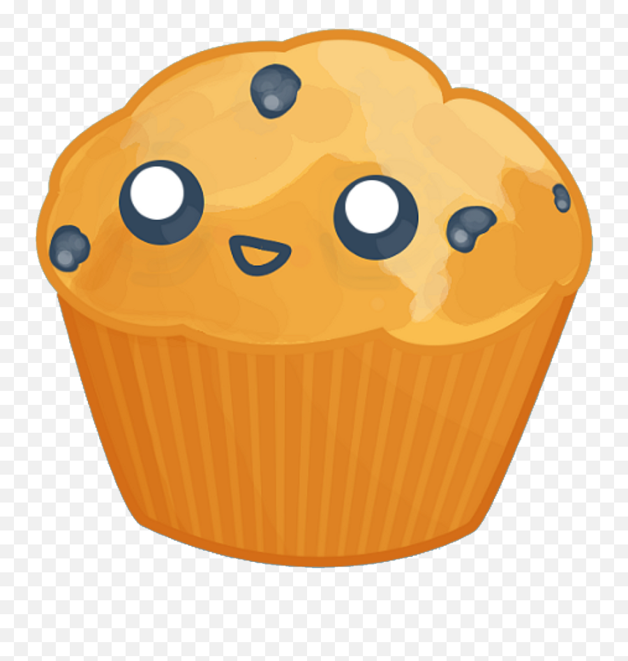 Kawaii Blueberry Clipart - Cute Blueberry Muffin Emoji,Blueberry Emoji