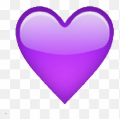 Purple Violet Tumblr Heart Emoji Sticker By Ire -