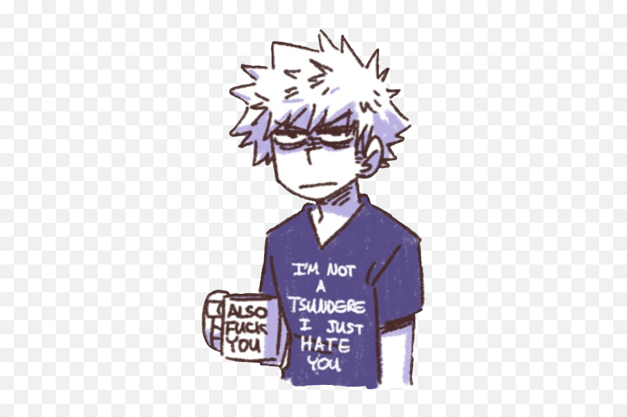 Popular And Trending Tsundere Stickers On Picsart - Bakugou Is A Tsundere Emoji,Tsundere Emoji