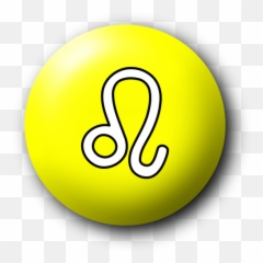 Round Leo Symbol - Emoji