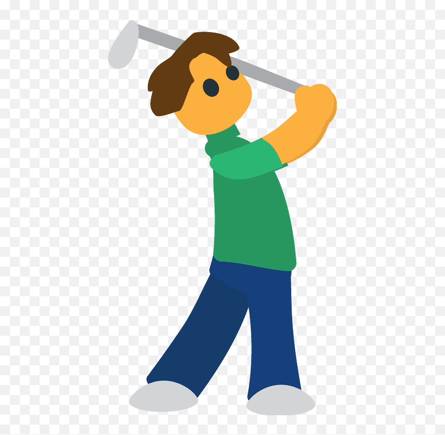Download Person Golfing Emoji Clipart Hd Png Download - Clip Art,Presentation Emoji