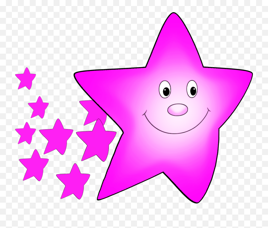 Pink Comet Clipart Star Clipart Clip Art Stars - Star Gif Clipart Png Emoji,Comet Emoji