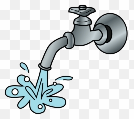 Tap Water Supply Clipart - From Faucet Emoji