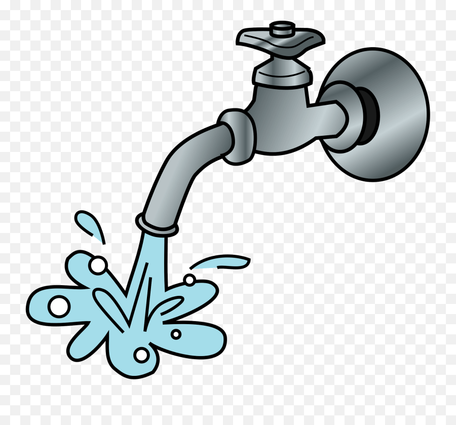 Tap Water Supply Clipart - Water From Faucet Clipart Emoji,Water Splash Emoji
