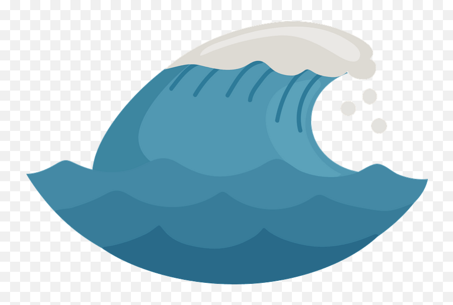 Wave Clipart Free Download Transparent Png Creazilla - Clip Art Emoji,Ocean Man Emoji