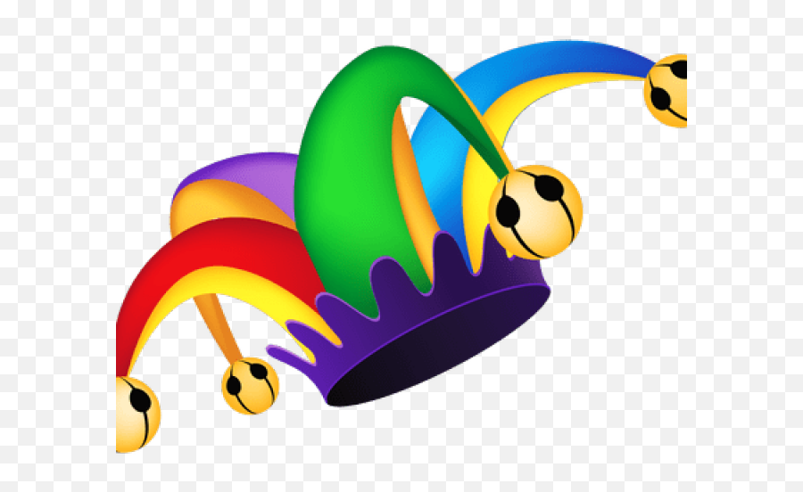 Joker Clipart Clown Hat - Iko Iko Mardi Gras Emoji,Jester Emoji