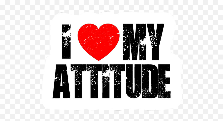 Sticker - Love My Attitude Hd Png Emoji,Attitude Emoji