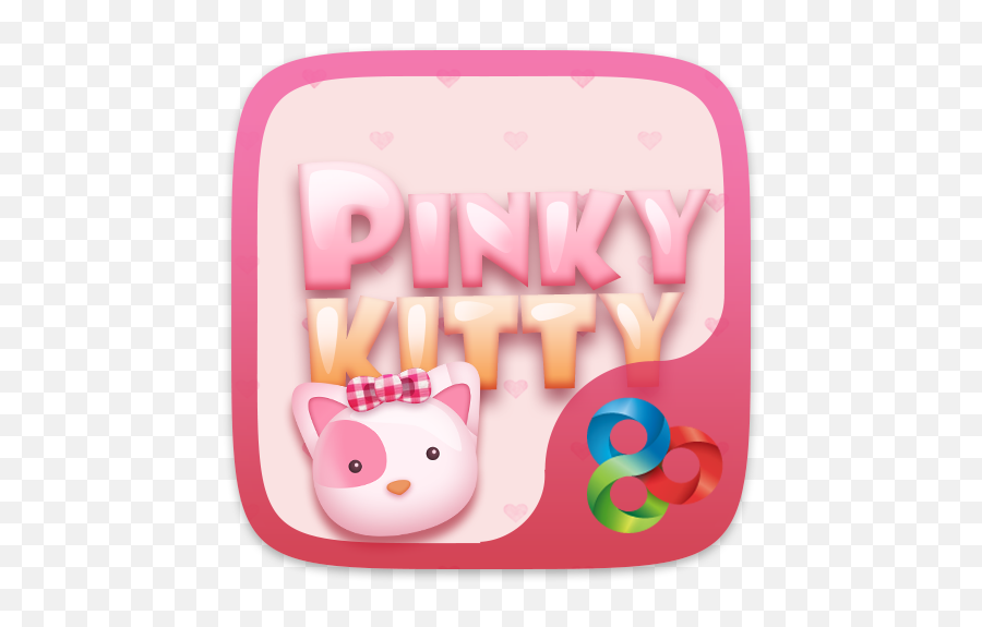 Pinky Kitty Go Launcher Theme U2013 Apper På Google Play - Happy Emoji,Pinky Emoji