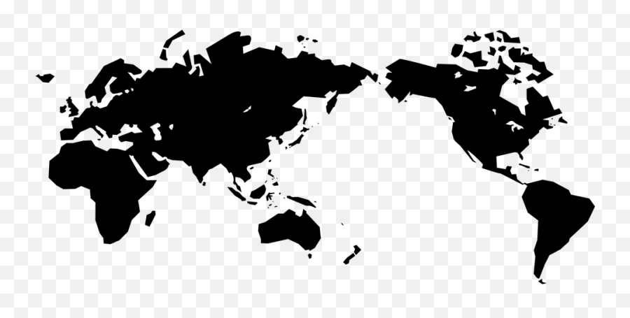 Free World Map Globe Vectors - World Map Png Asia Center Hd Emoji,Dove Emoji