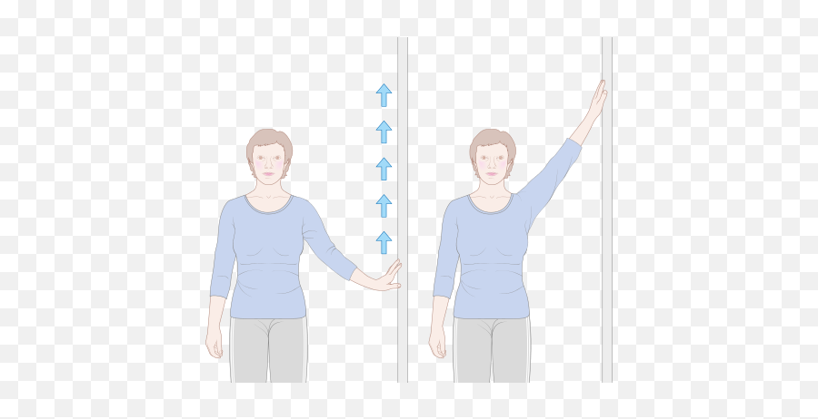Walk Your Arm Up The Wall Sideways - Hand Walk Up The Wall Emoji,Breast Cancer Emoji