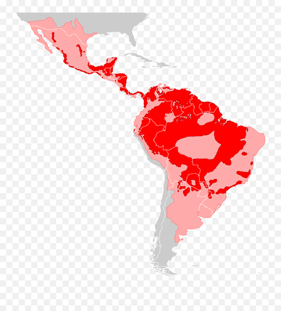 Jaguar - South America Map Red Emoji,Deer Hunting Emoji