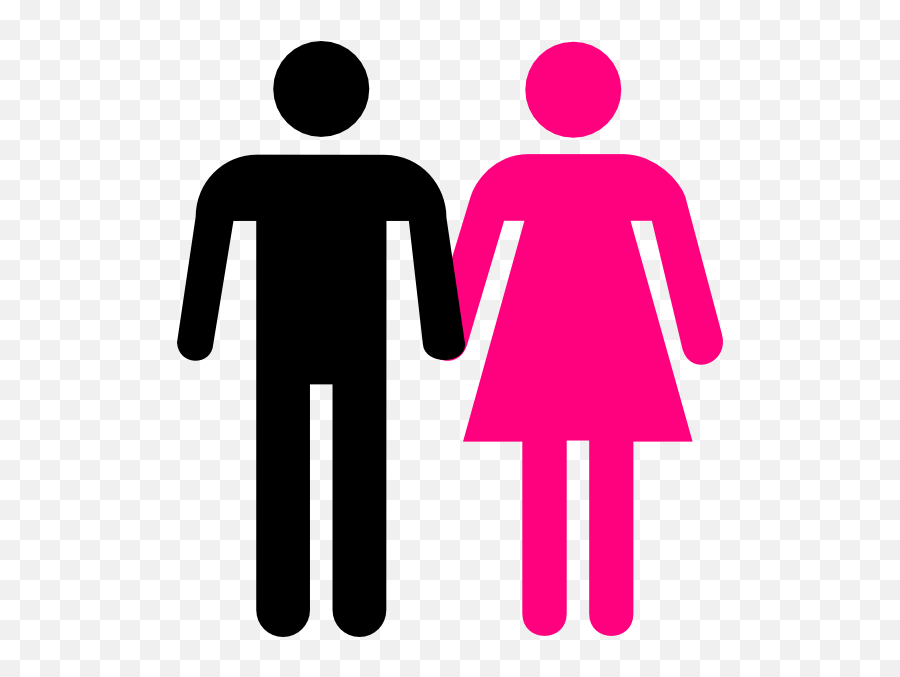Man And Woman Holding Hands Clipart - Stick Men And Women Emoji,Naked Man Emoji