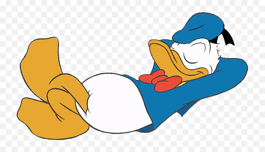 Donald Lay - Relaxing Clip Art Emoji,Emoji Laying Down