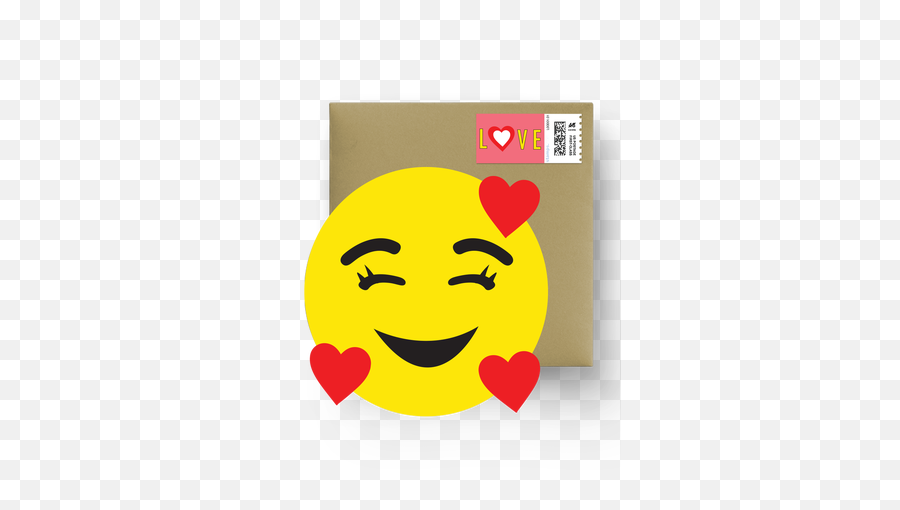 Smile With Three Hearts Emoji Cut - Smiley,Surgery Emoji