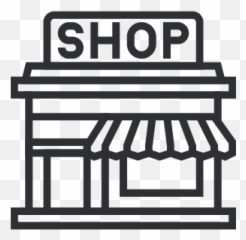 Download Free Png Main Dishes Shop - Shop Image Black And White Emoji,Dishes Emoji