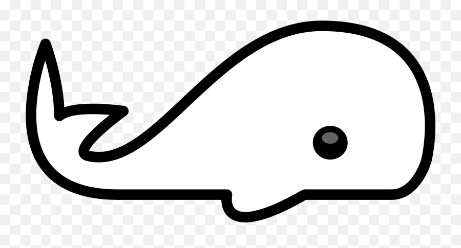Free Blue Whale Silhouette Download - Simple Animal Line Art Emoji,Emoji Free Whale
