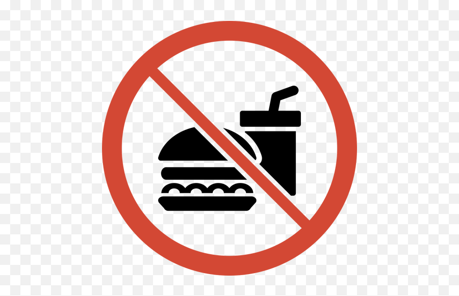 No Food Or Drink Sign Vector Image - Whitechapel Station Emoji,Chicken ...