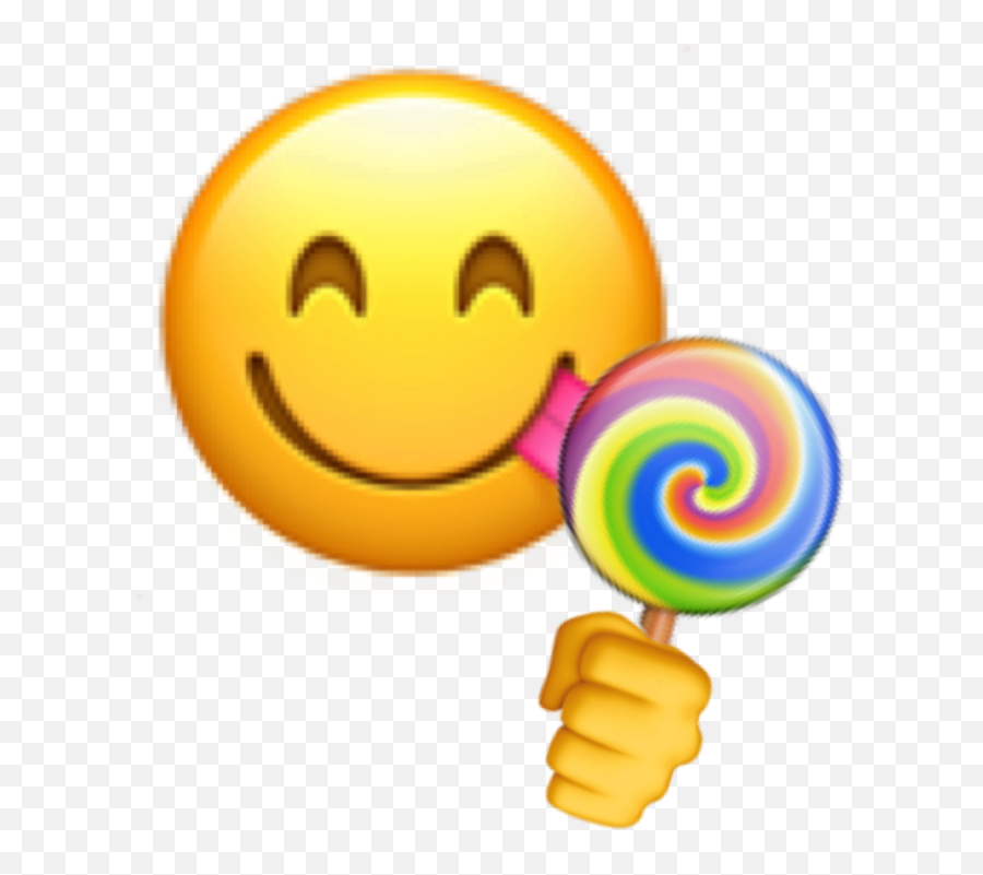 Emoji Lollipop Freetoedit - Smiley,Lollipop Phone Emoji