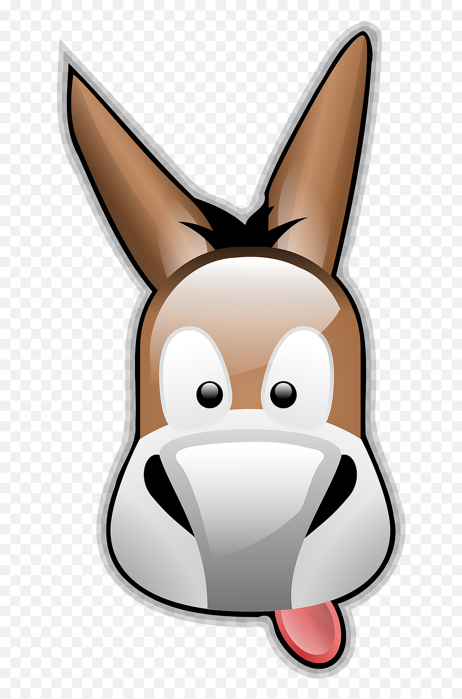 Mule Logo Computer Application Symbol - Donkey Logo Png Emoji,Whitetail Deer Emoji