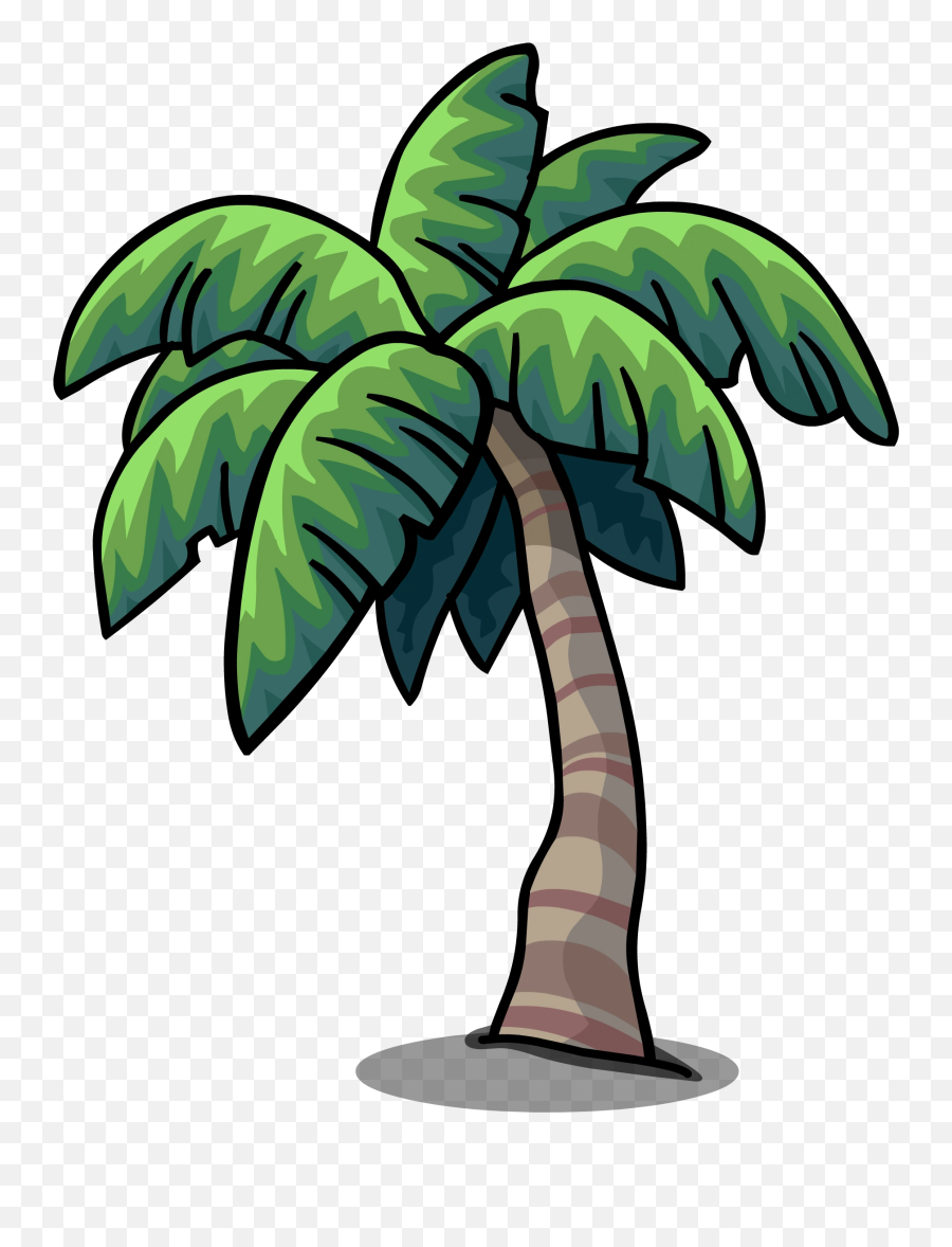 Tropical Palm - Cartoon Palm Tree Clip Art Emoji,Palm Tree And Book Emoji