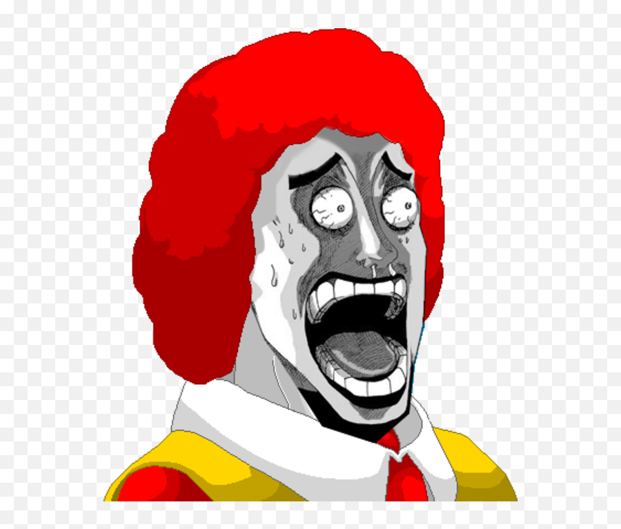 Donald Mcdonald Holy Face - Ronald Mcdonald Meme Face Emoji,Ronald Mcdonald Emoji