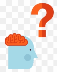 Question Mark Brain Png - Question Mark Png Brain Emoji,Question Mark Emoji